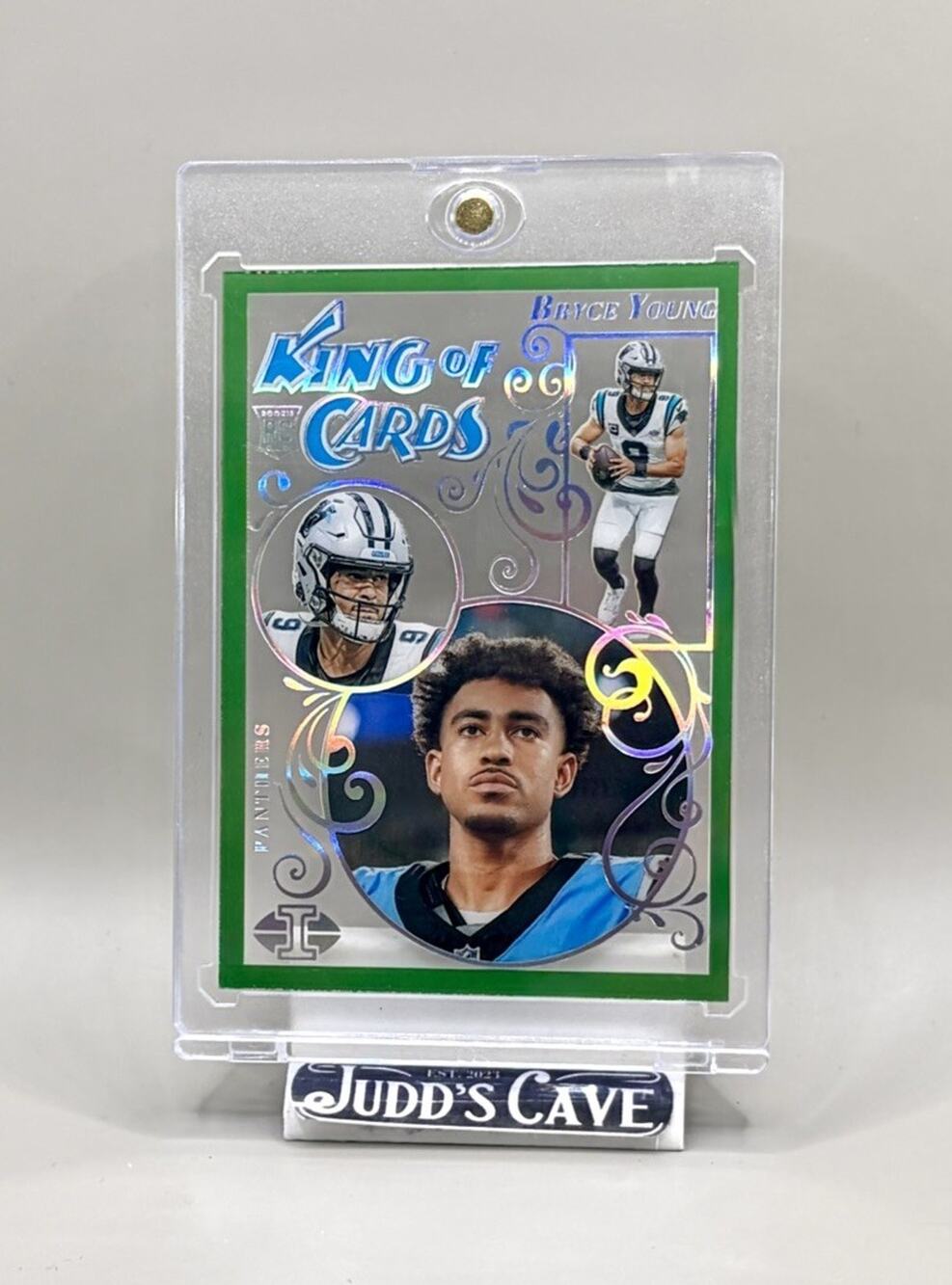 🚨 2023 Illusions Bryce Young King Of Cards Acetate Green Rookie #16 Panthers